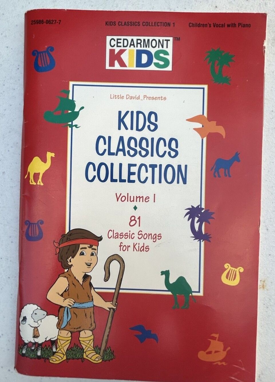 Little David Kids Classics Collection Vol. 1 Sheet Music Book - 1993 Cedarmont